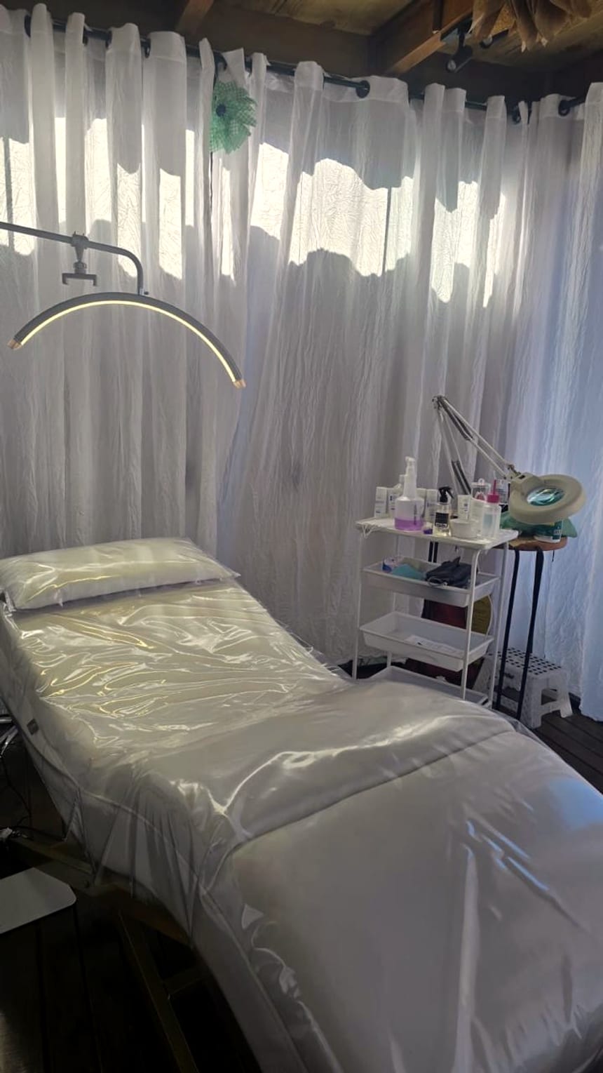 Maca preparada para atendimento no Studio Sandra Araújo